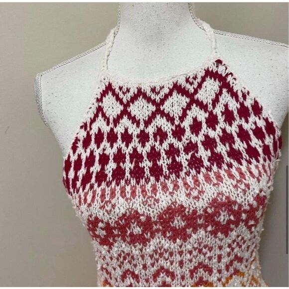 New Free People Ikat Oasis Maxi Dress Size L - Picture 5 of 8